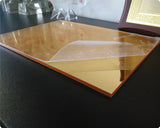 Espejo dorado acrílico con protector decoración moderna