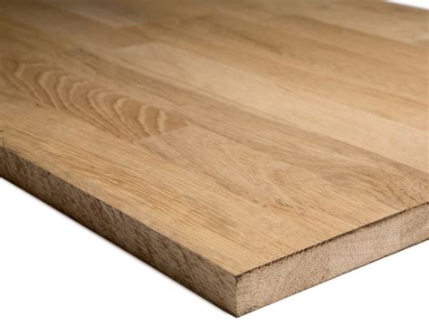 Tablero de madera maciza de haya natural para mesas y mobiliario