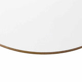 Cercles de disques en bois DM blanc (8-60 cm)