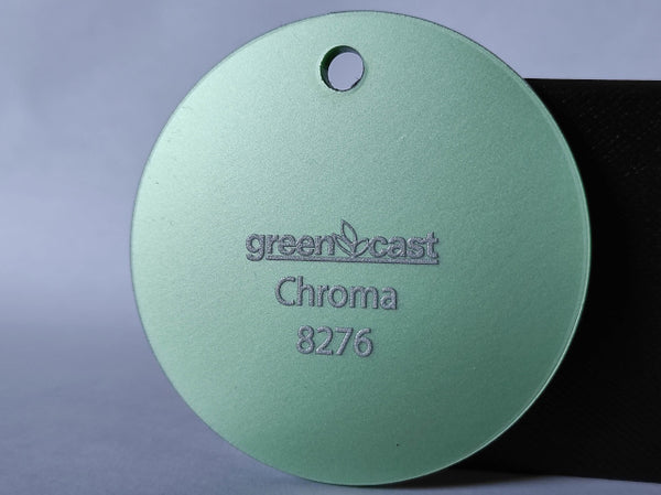 Metacrilato verde nacarado chroma
