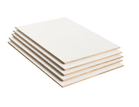 Planches de bois blanc de 3 mm (1 côté) 