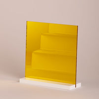 Acrylique miroir jaune 3 mm