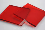 hojas paneles tableros metacrilato rojo
