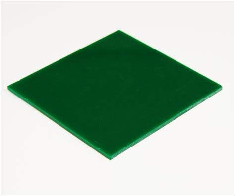 Acrylique vert OPAQUE 3mm