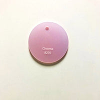 Metacrilato perolado rosa de 3mm
